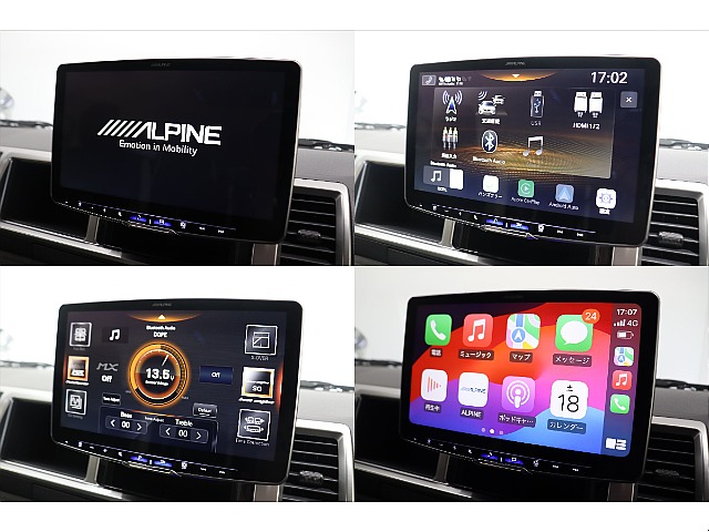 アルパインBIG-Xディスプレイオーディオを完備！