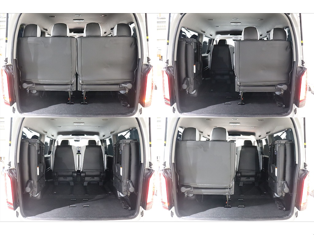 シーンに合せてシートアレンジが可能☆