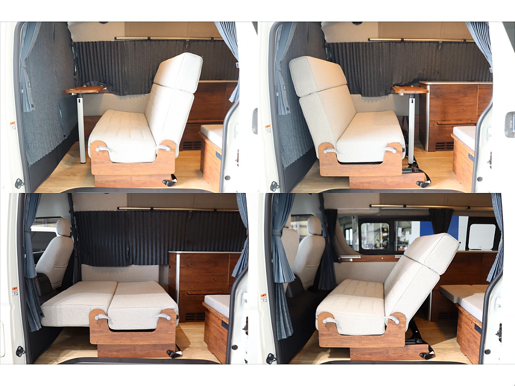 ２列目には、3人掛けのFASPシートを採用！