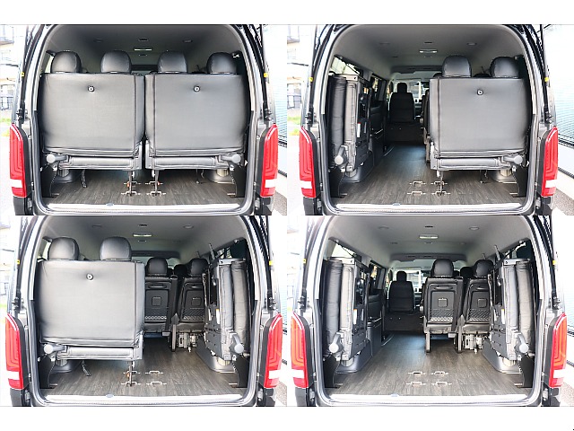 シーンに合せたシートアレンジも可能です☆