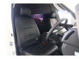 全席に新品黒革調シートカバーをカスタム☆