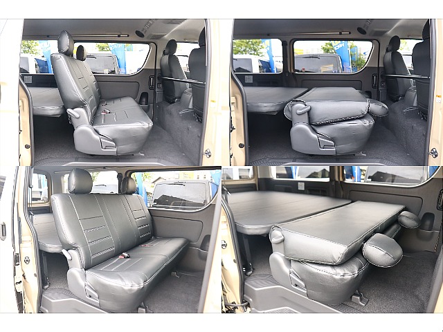 シーンに合せたシートアレンジも可能です☆