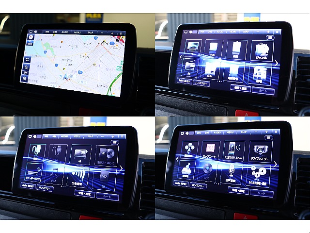 Bluetooth接続やフルセグナビを搭載した便利な９インチフローティングナビ！