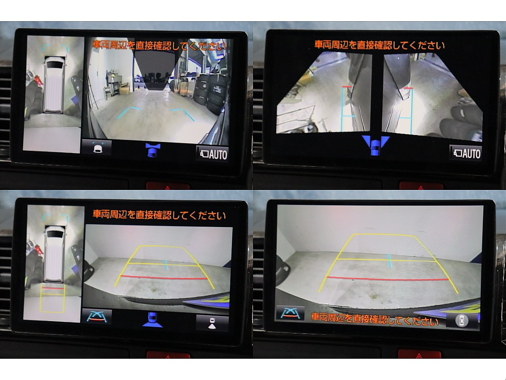 安全運転をサポートするパノラミックビューモニターを完備！