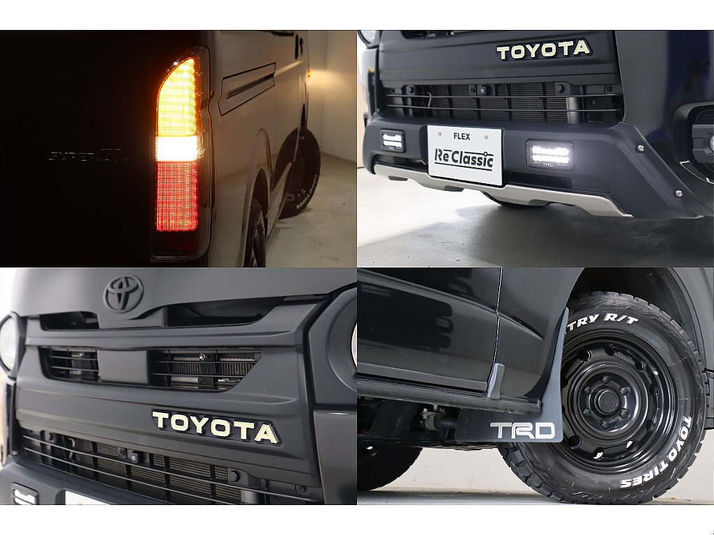TRDデイライト付きエアロにマッドフラップもカスタムされてます！