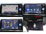 ７インチフルセグナビ＆フリップダウンモニターが搭載！