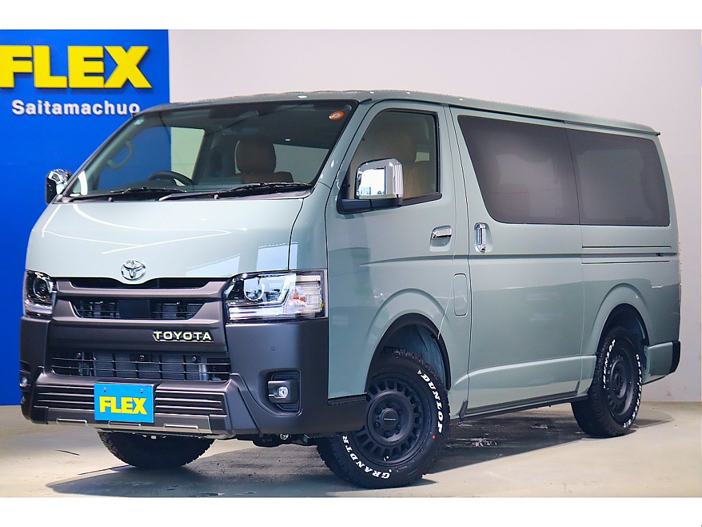 令和8年式　9型ハイエースバン　スーパーGL　アースカラーパッケージ　ディーゼル4WD　オフロードカスタム　BiBeamヘッドライト　オーディオPLUS　フリーストップゲート　デジタルインナーミラー
