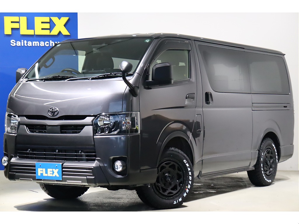 【厳選中古】ハイエースバン　スーパーGL　ダークプライムⅡ　廃盤ガンメタ　ブラックエディション　ディーゼル４WD☆