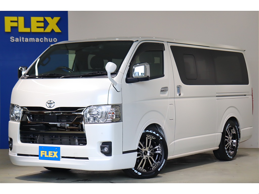 【厳選中古】ハイエースバン　スーパーGL　ダークプライムⅡ　ディーゼル２WD　ローダウン　415コブラエアロ　新品17インチAW/ナスカータイヤ☆