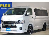 【新車入庫】ハイエース　ワゴンGL　ガソリン２WD　ローダウン　フロントエアロ　スマートベッド　ディスプレイオーディオプラス　純正フリップダウンモニター搭載☆