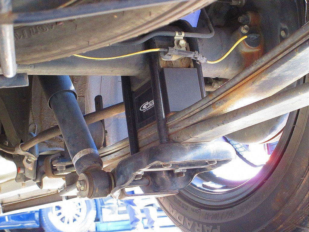 ローダウンブロックは人気の玄武製を装着！もちろんバンプ類も交換済みです！