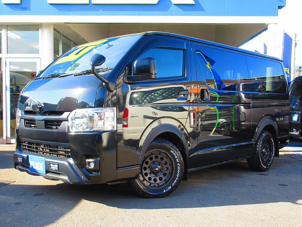 令和５年式ダークプライムⅡ・ディーゼルターボ入庫致しました！下取り直販車の為、素性もハッキリ♪ワイルドにカスタムされた一台です！