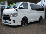 トヨタ&nbsp;ハイエースバン&nbsp;5D2.8DTスーパーGLダークプライムⅡロング&nbsp;ライトカスタム仕様&nbsp;神奈川県