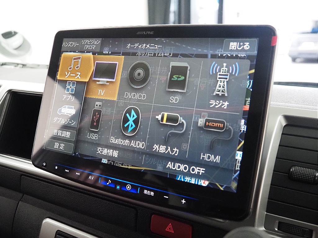 トヨタ ハイエース ワゴン2.7GLロング ミドルルーフ 4WD パーキングサポート 愛知県の詳細画像 その17