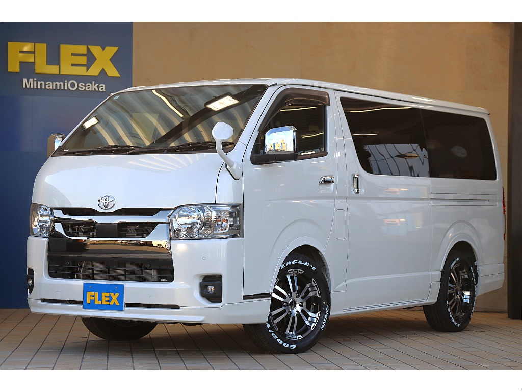 トヨタ&nbsp;ハイエースバン&nbsp;5D2.8DTスーパーGLダークプライムⅡロング&nbsp;TRDフルエアロ&nbsp;大阪府