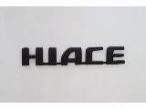 HIACEエンブレムマットブラック！