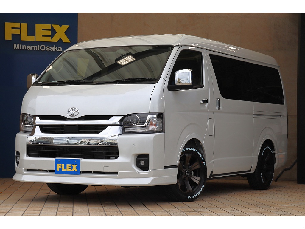 トヨタ&nbsp;ハイエース&nbsp;ワゴン2.7GLロング ミドルルーフ 4WD&nbsp;パーキングサポート 内装架装VER1&nbsp;大阪府