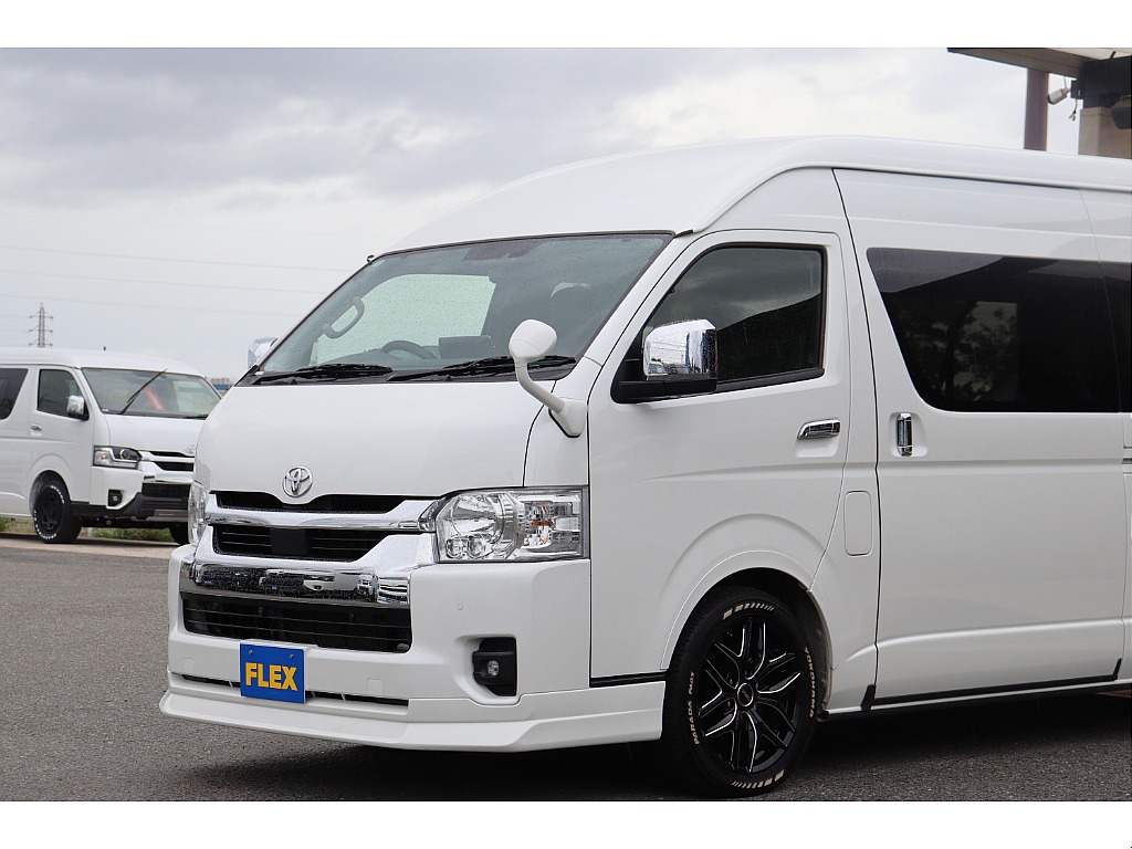 【希少在庫グランドキャビン/ガソリン4WD】専用ベッドキット装備済み♪ALPINEツインモニター♪