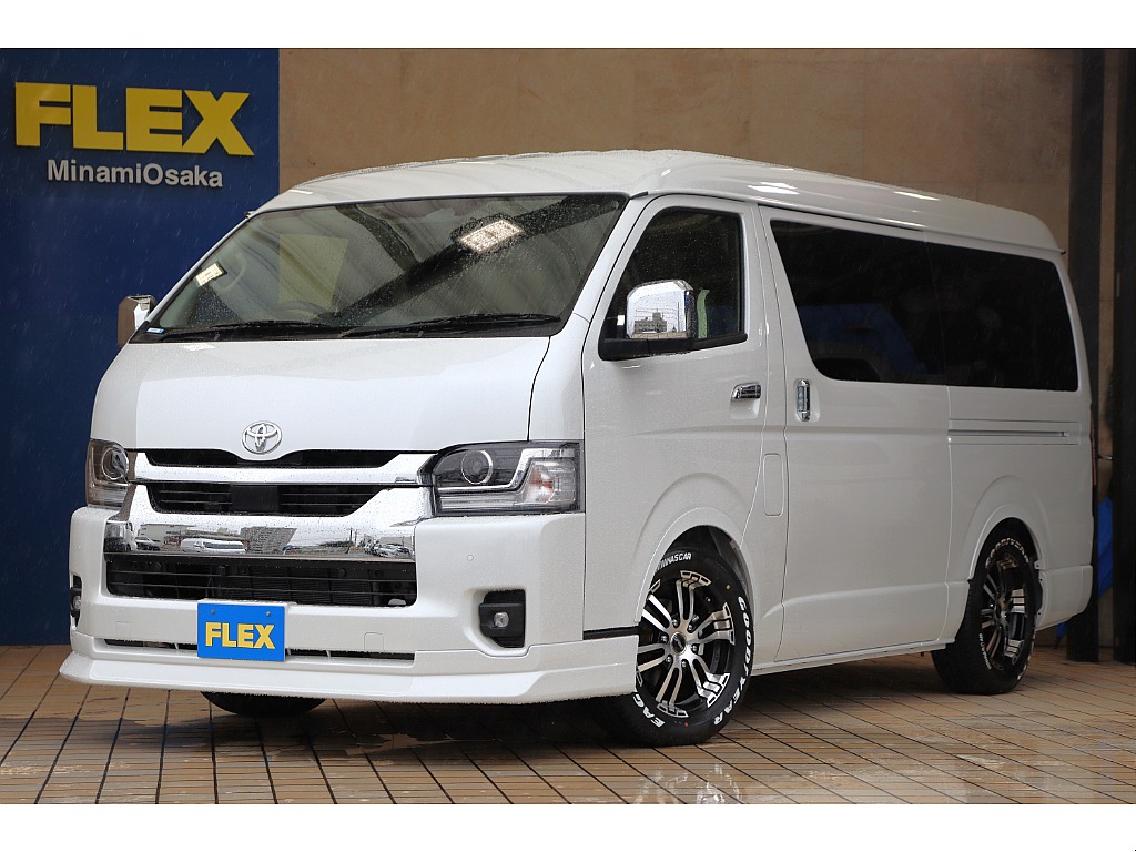 トヨタ&nbsp;ハイエース&nbsp;ワゴン2.7GLロング ファインテックツアラー&nbsp;パーキングサポート&nbsp;大阪府