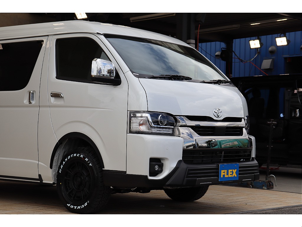 ［ハイエースバン 2.7 スーパーGL ダークプライムⅡ ワイド ミドルルーフ ロングボディ ガソリン4WD パーキングサポート］