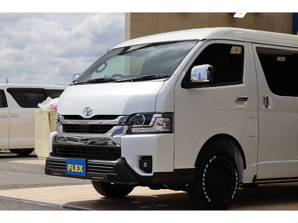 ［ハイエースバン 2.7 スーパーGL ダークプライムⅡ ワイド ミドルルーフ ロングボディ ガソリン4WD パーキングサポート］