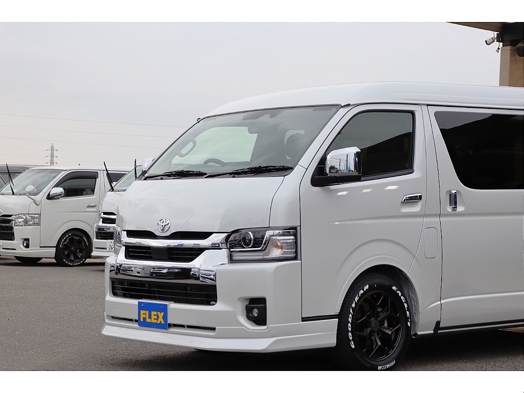 【新型/9型モデル！！ハイエースワゴンGL4WD/FLEXスマートベッドキット】前向き10名乗車！内外装カスタム済み♪